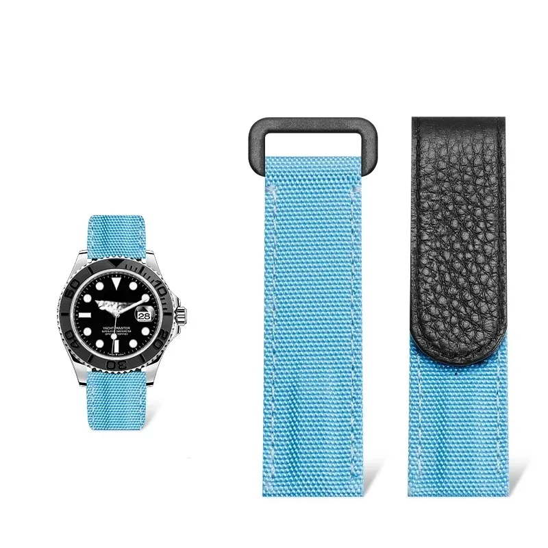 Luxury Watch Omega - Tali Jam Tangan Kanvas Pengencang Kait