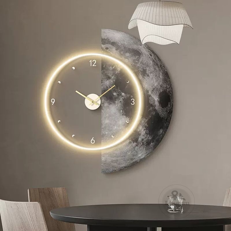 Luxury Watch House - Jam Dinding Mewah Modern LED untuk