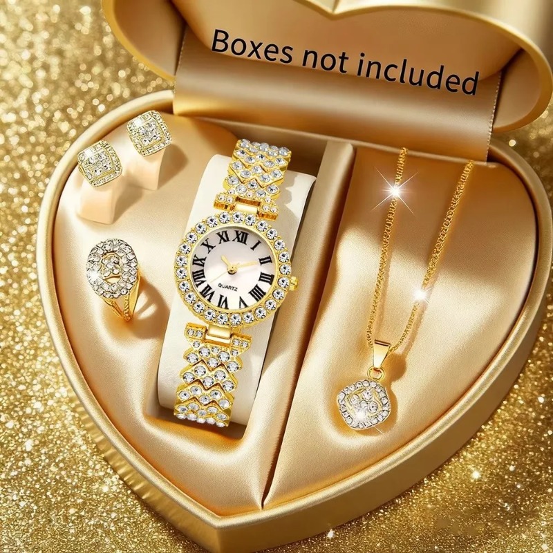 Luxury Watch Storage - 5 Buah Jam Tangan Wanita Berlian