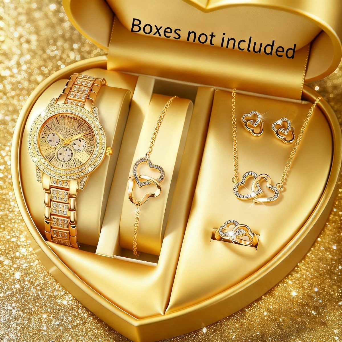 Luxury Watch Storage - 6PCS Set Perhiasan Jam Tangan Wanita