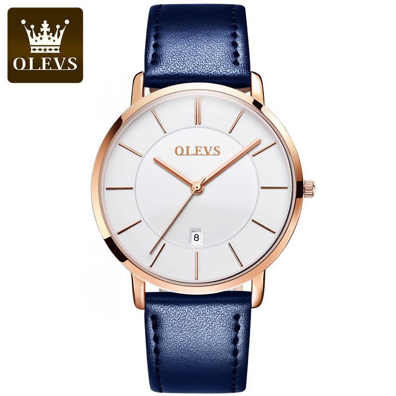 Luxury Watch Leather Strap - OLEVS jam tangan wanita, arloji Ultra