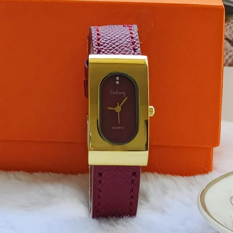 Luxury Watch Leather Strap - Jam Tangan Wanita Bermerek Mewah Jam