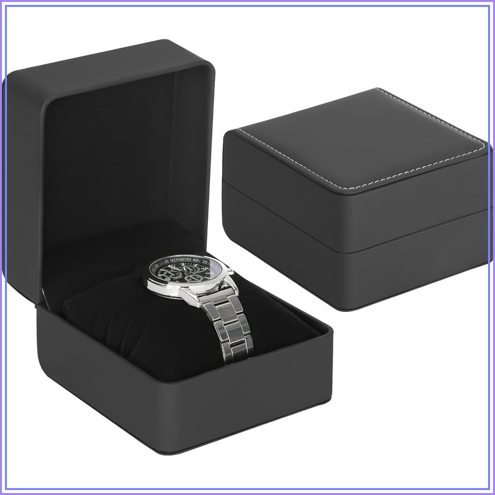 Luxury Watch Image - Kotak Perjalanan Jam Tangan Kulit PU