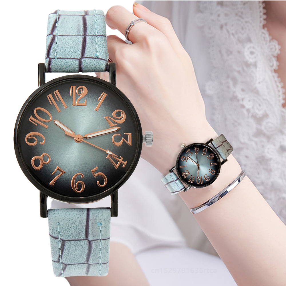 Luxury Watch Leather Strap - Jam tangan wanita, jam tangan perempuan