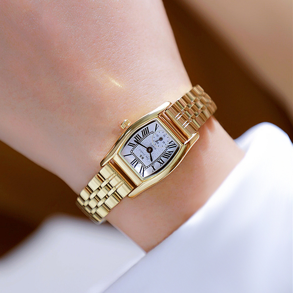 Luxury Watch Leather Strap - Jam Tangan Wanita BS Jam Tangan