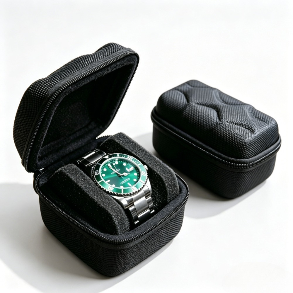 Luxury Watch Travel Case - 1 Buah Kotak Penyimpanan Jam Tangan