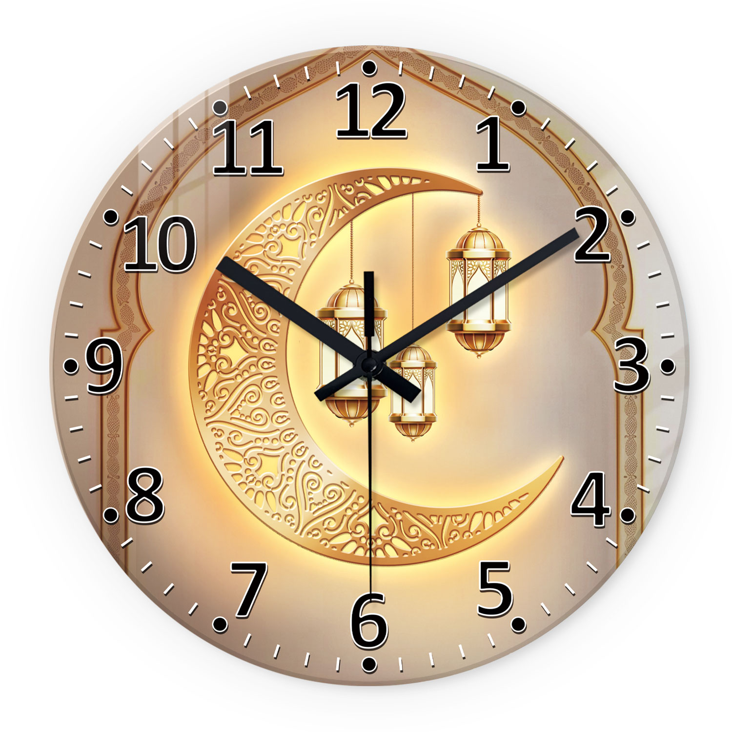 Luxury Watch House - Jam Dinding Kaca Tempered Tebal 4Mm