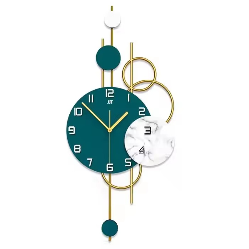 Luxury Watch House - Jam Dinding Logam Dekoratif Modern Mewah