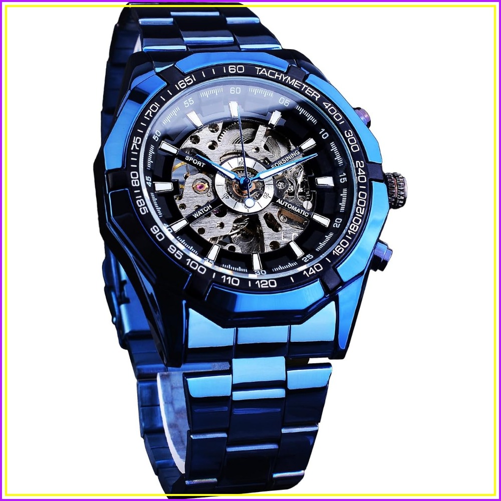 Luxury Watch Image - Jam Tangan Mekanik Pria Skeleton Self-Wind