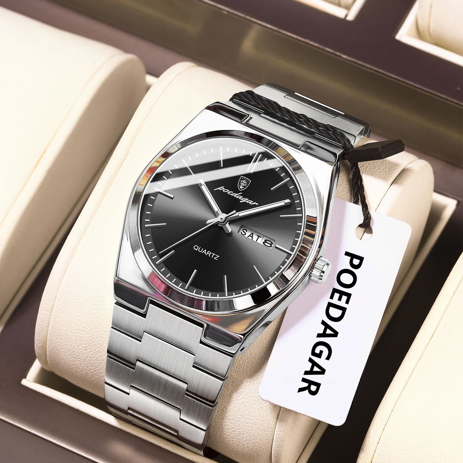 Luxury Watch Omega - Jam Tangan Pria Mewah POEDAGAR Quartz