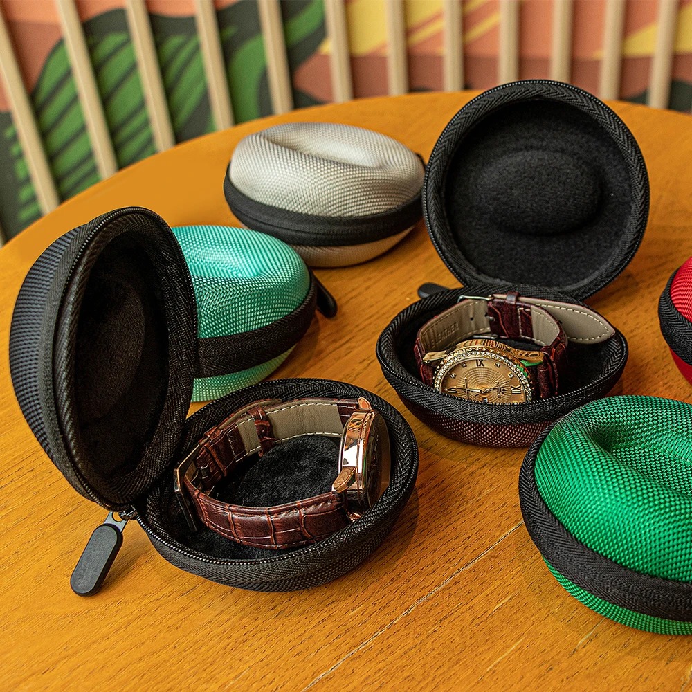 Luxury Watch Travel Case - Kotak Jam Tangan Pria Tas Penyimpanan