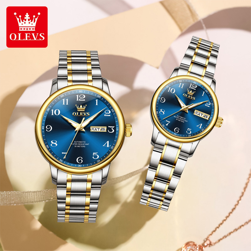 Luxury Watch Arabic - Jam Tangan Pasangan OLEVS Original 2