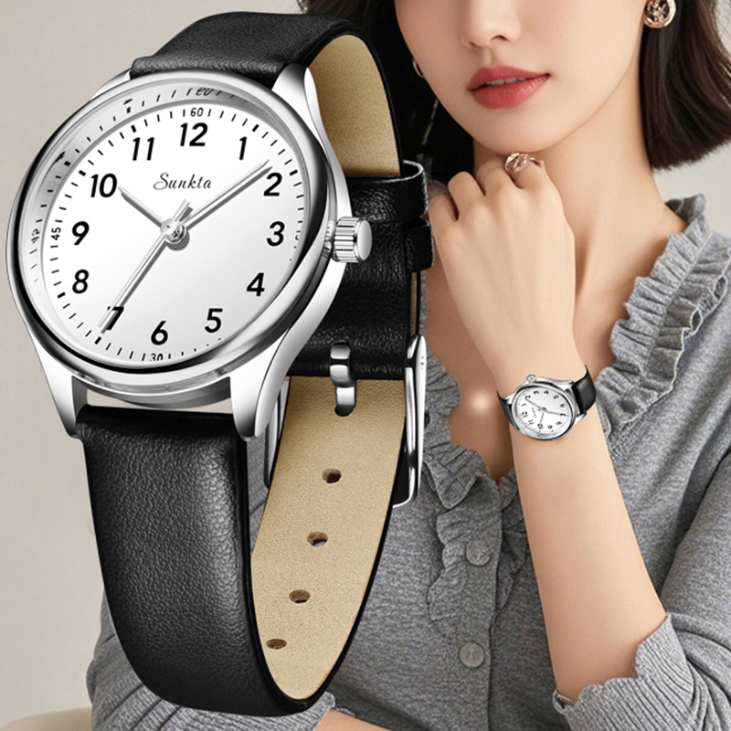 Luxury Watch White - LIGE Jam Tangan Kuarsa Wanita Desain