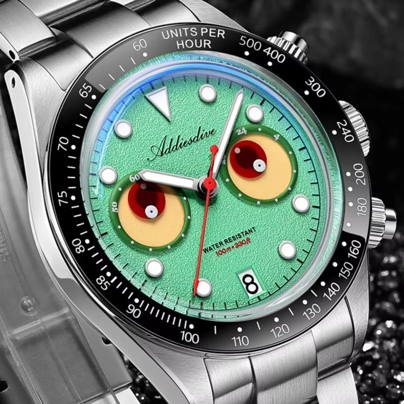 Luxury Watch Makes - ADDIESDIVE Jam Tangan Kuarsa Chronograph Jam