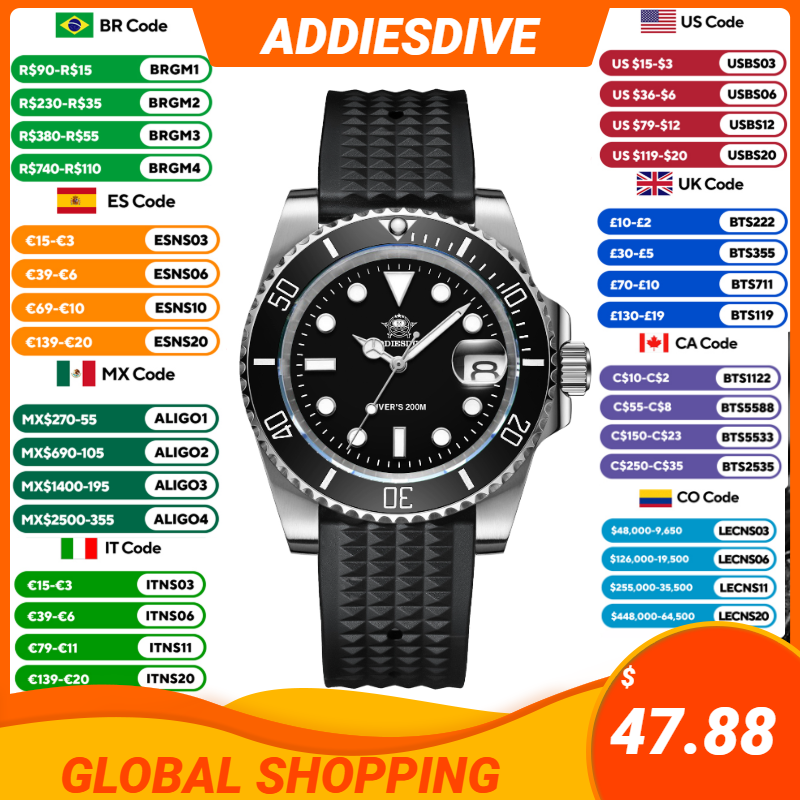 Luxury Watch Drawing - ADDIESDIVE Jam Tangan Kuarsa Baja Tahan