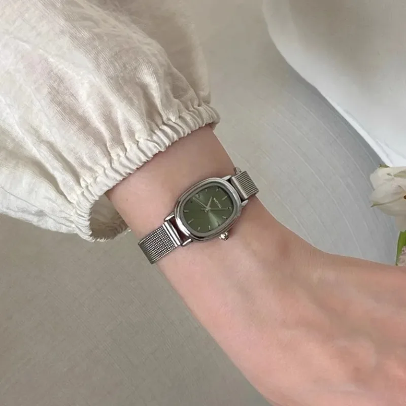 Luxury Watch Green Dial - Jam tangan wanita Quartz hadiah mewah