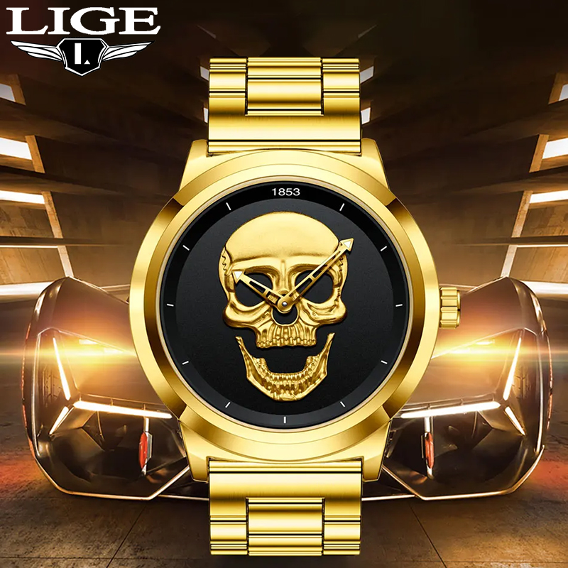 Luxury Watch Holder For Men - LIGE jam tangan pria, jam tangan