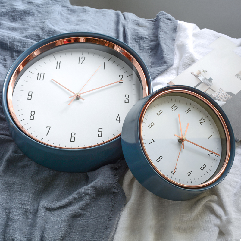 Luxury Watch House - Jam Dinding Senyap Mewah Kreatif Logam