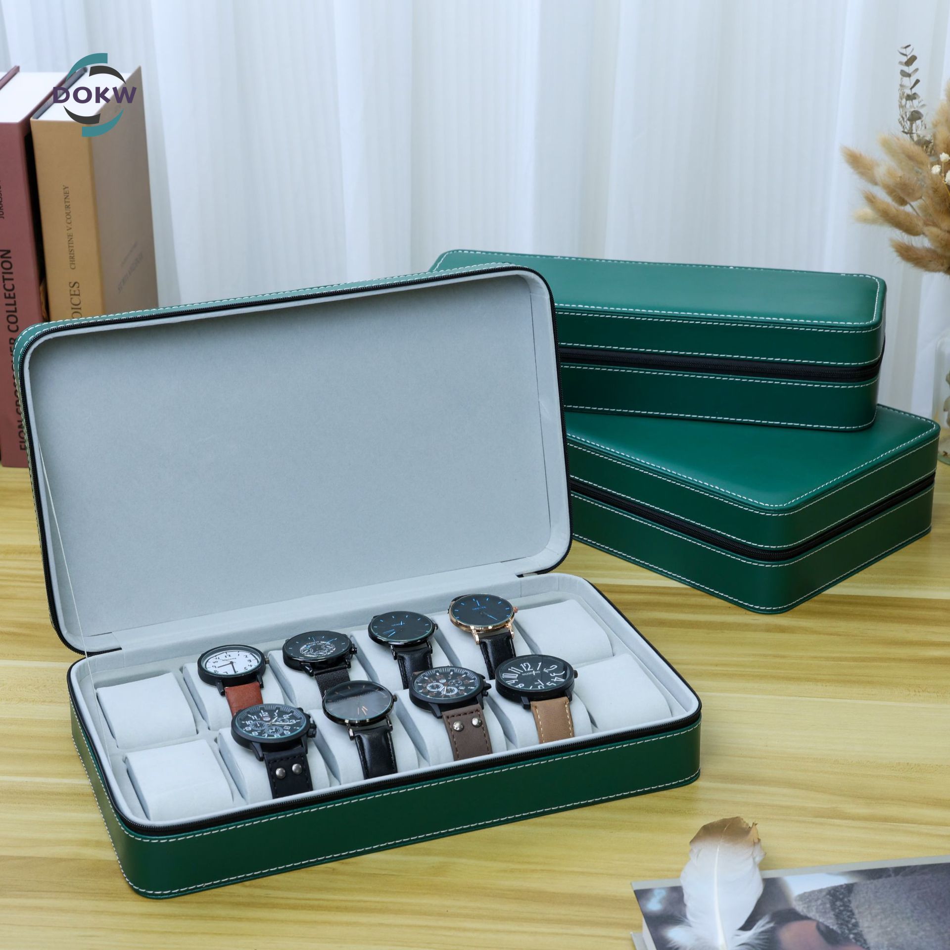 Kotak penyimpanan jam tangan p - Luxury Watch Travel Case ulasan dan harga