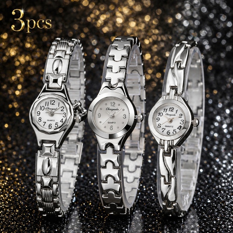 Set Jam Tangan Wanita Modis 3  - Luxury Watch Arabic ulasan dan harga