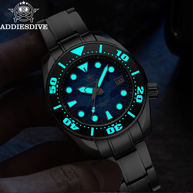 ADDIESDIVE Jam Tangan Mekanik  - Luxury Watch Drawing ulasan dan harga