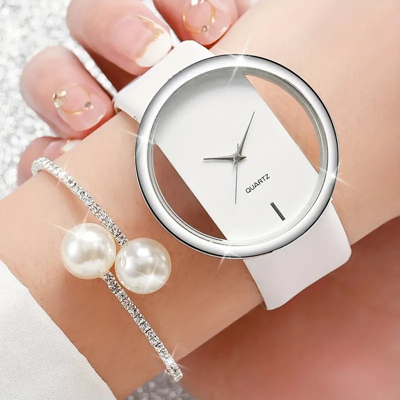 Jam tangan berlian imitasi wan - Luxury Watch White ulasan dan harga