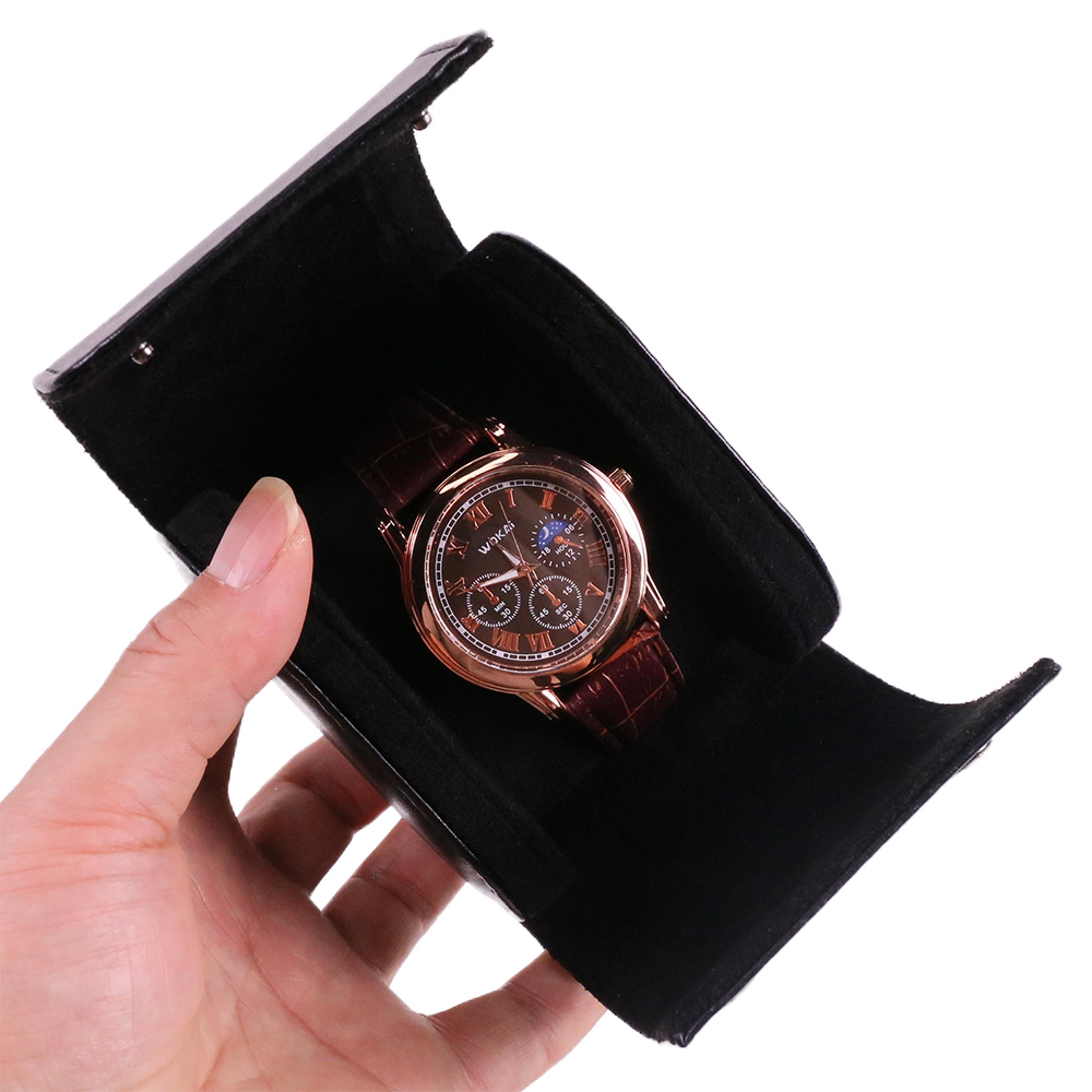 Kotak Jam Tangan Kulit PU Klas - Luxury Watch Travel Case ulasan dan harga