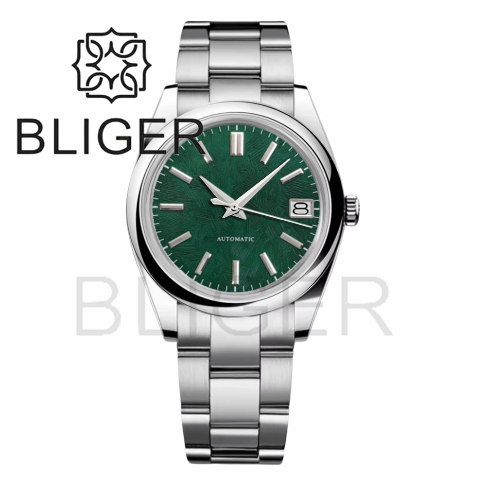 BLIGER 36mm39mm Logo Kustom Ja - Luxury Watch Green Dial ulasan dan harga