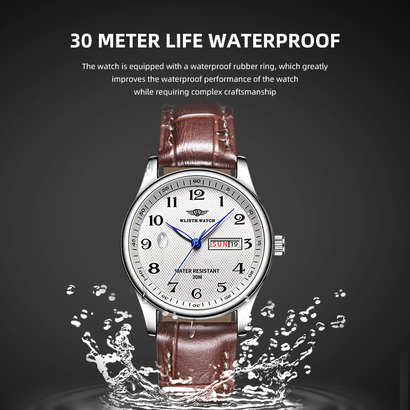 WLISTH Jam Tangan Pria Bermere - Luxury Watch Arabic ulasan dan harga