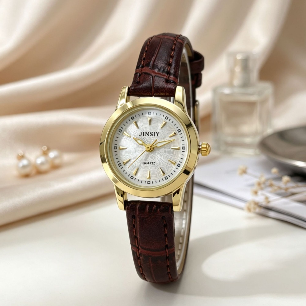 Jam Tangan Quartz Tali Kulit F - Luxury Watch Leather Strap ulasan dan harga