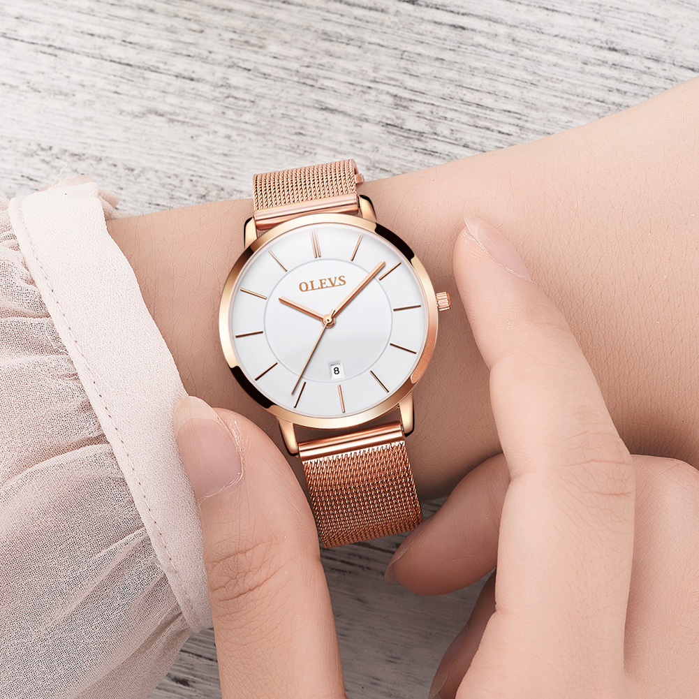 OLEVS Jam Tangan untuk Wanita  - Luxury Watch Storage ulasan dan harga