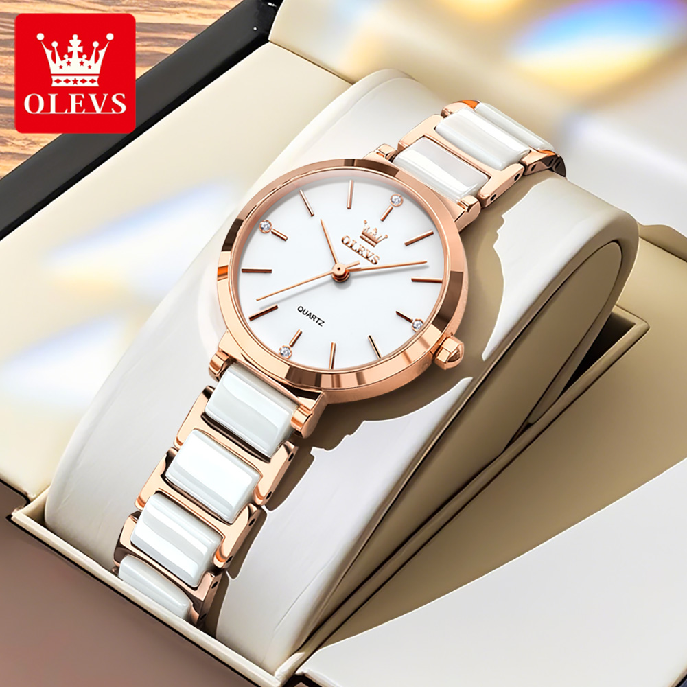 Jam Tangan Wanita OLEVS 5877 M - Luxury Watch Storage ulasan dan harga