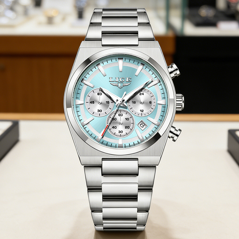 Jam Tangan Pria Mewah LIGE 202 - Luxury Watch Omega ulasan dan harga