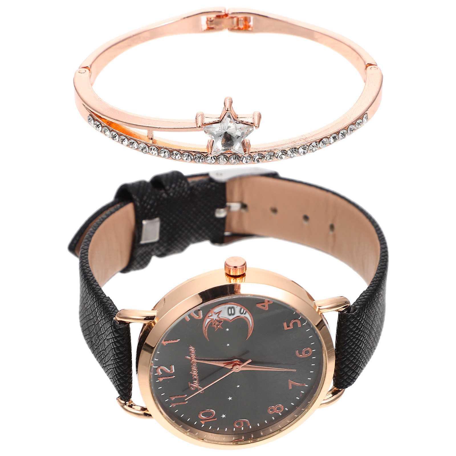1Set Jam Tangan Wanita Bintang - Luxury Watch White ulasan dan harga