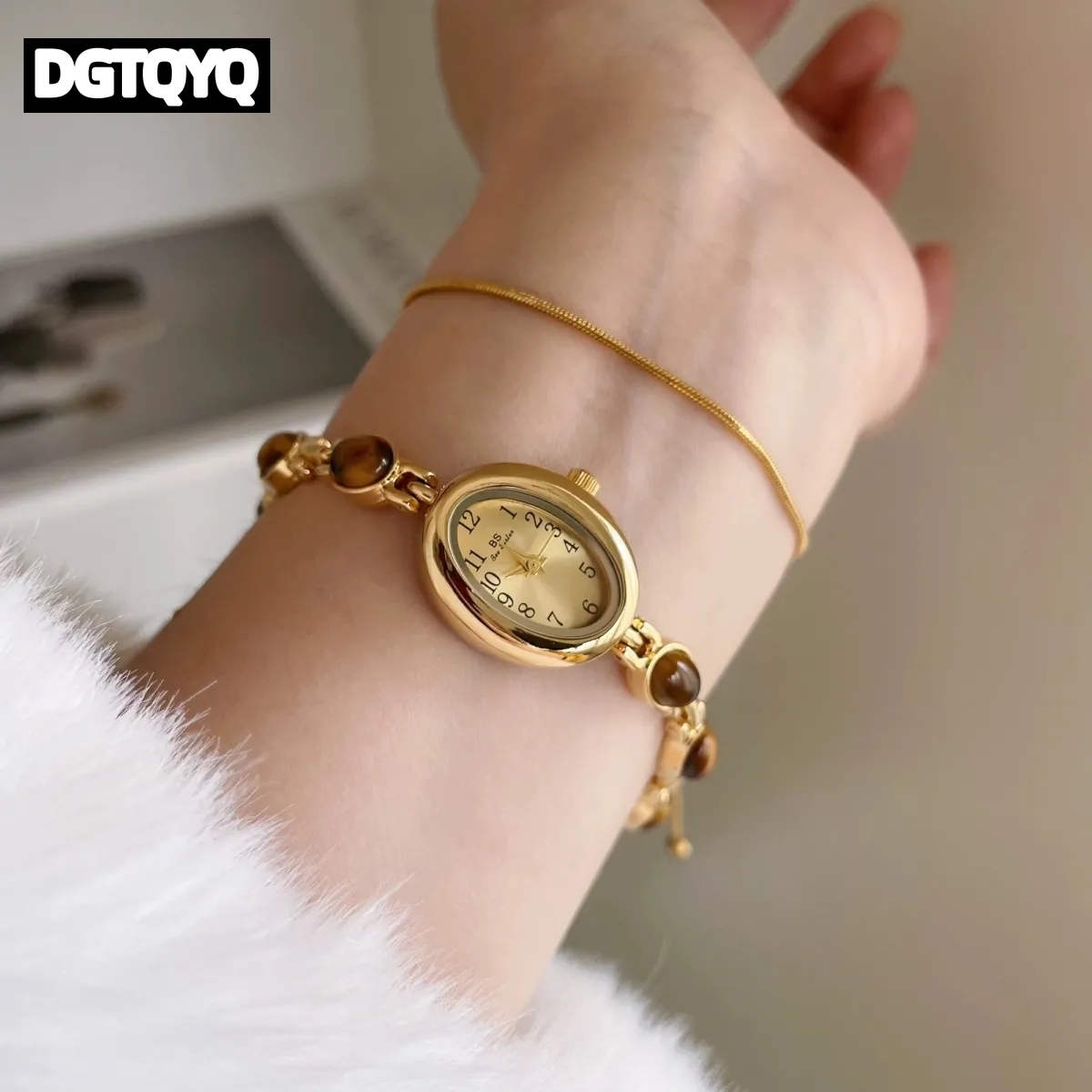 Jam Tangan Wanita Kuarsa Antik - Luxury Watch Green Dial ulasan dan harga