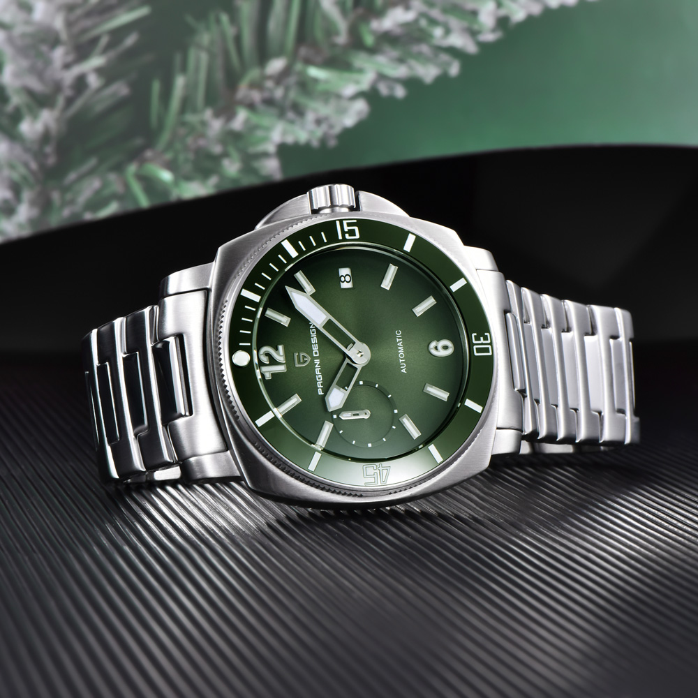 PAGANI DESIGN Jam Tangan Pria  - Luxury Watch Green Dial ulasan dan harga