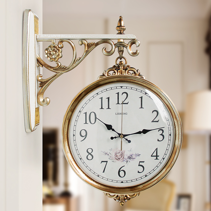 Jam Dinding Seni Emas Desain N - Luxury Watch House ulasan dan harga