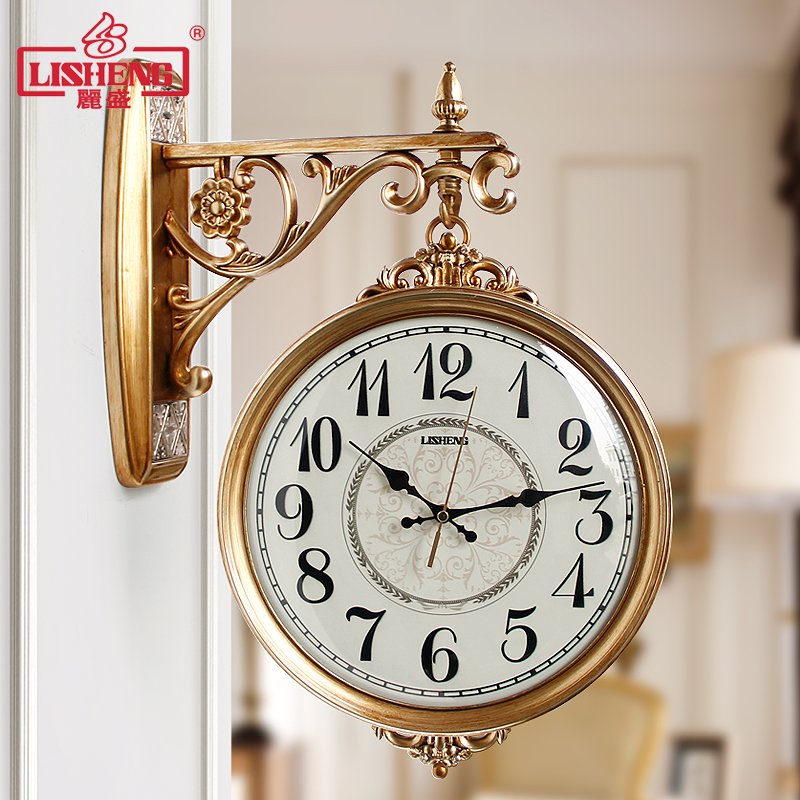 Jam Dinding Seni Emas Desain N - Luxury Watch House ulasan dan harga