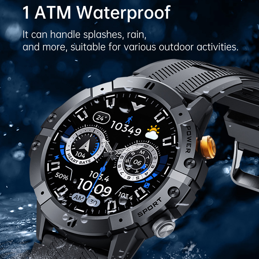 Jam Tangan Pintar Militer Luar - Luxury Watch Arabic ulasan dan harga