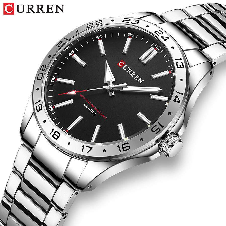 CURREN 8452 Jam Tangan Pria Bi - Luxury Watch White ulasan dan harga