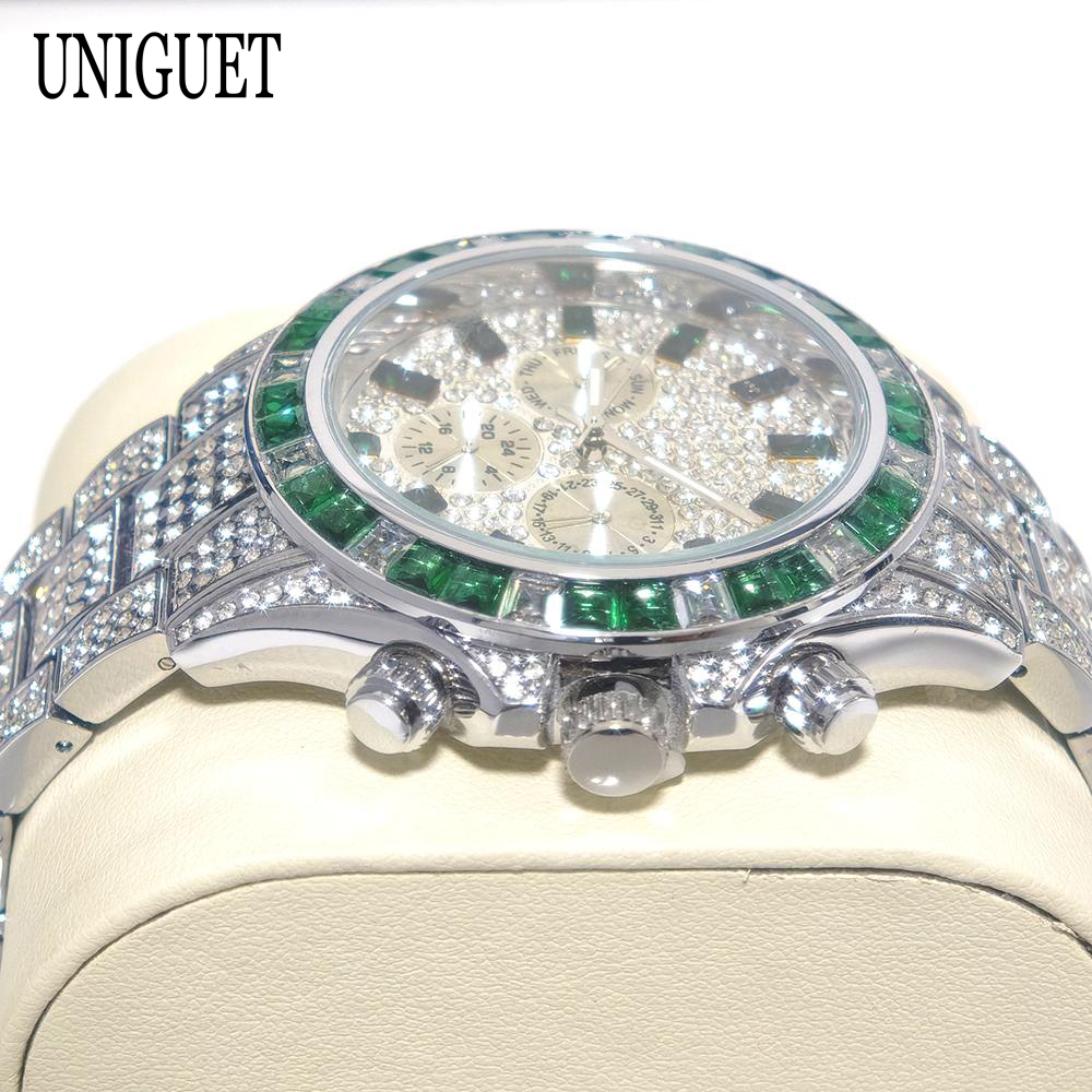 Jam Tangan Hijau Fashion Popul - Luxury Watch Green Dial ulasan dan harga