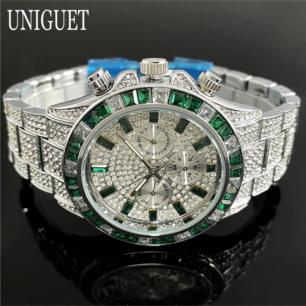 Jam Tangan Hijau Fashion Popul - Luxury Watch Green Dial ulasan dan harga