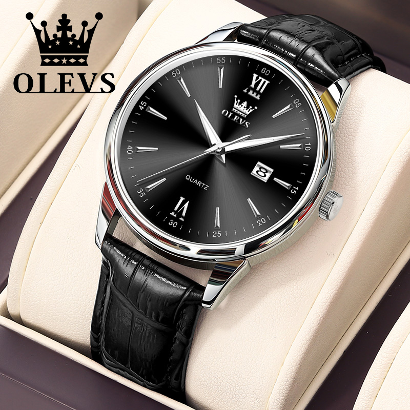 OLEVS jam tangan kuarsa tali k - Luxury Watch Holder For Men ulasan dan harga