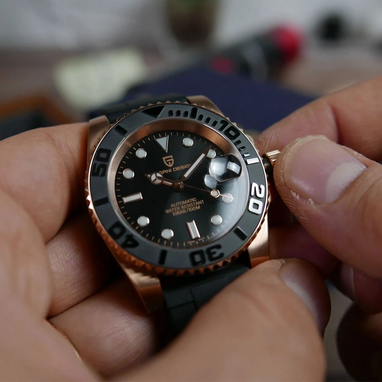 Jam Tangan Mekanik Pria PAGANI - Luxury Watch Omega ulasan dan harga