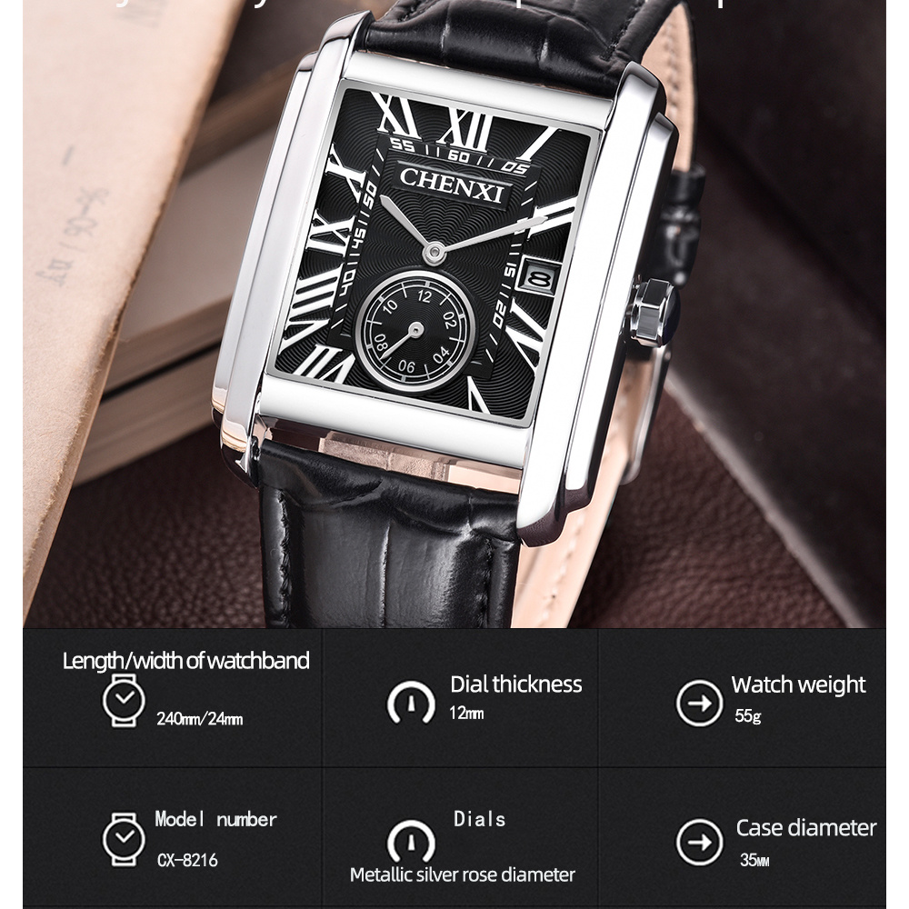 CHENXI jam tangan pria tali ku - Luxury Watch Holder For Men ulasan dan harga