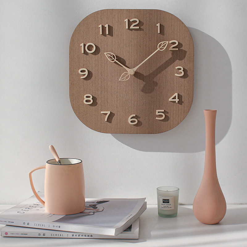 Jam Dinding Modern Desain Kayu - Luxury Watch House ulasan dan harga
