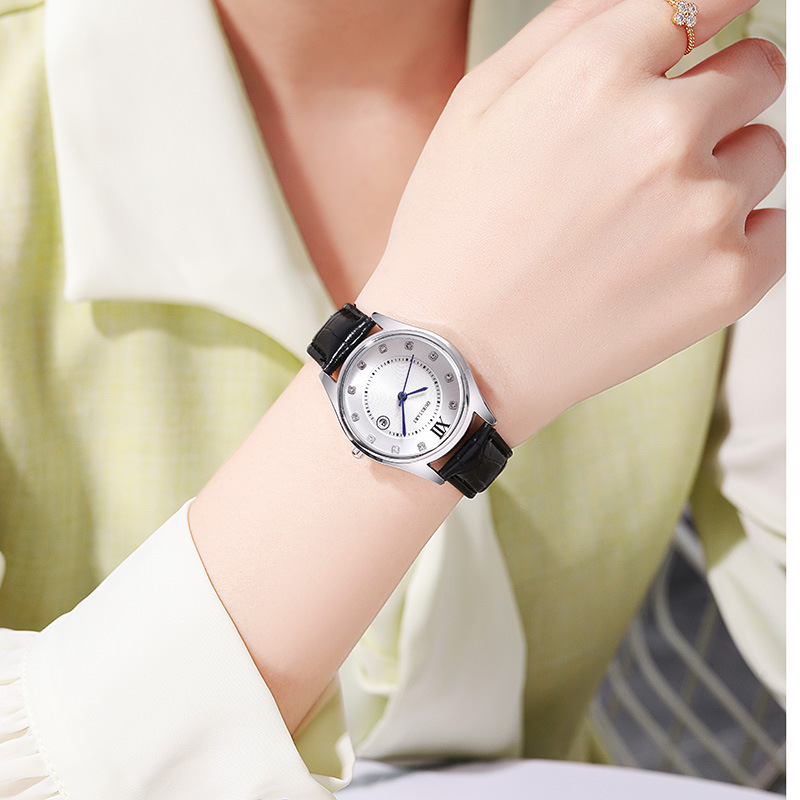 Jam Tangan Wanita Quartz Mewah - Luxury Watch Leather Strap ulasan dan harga