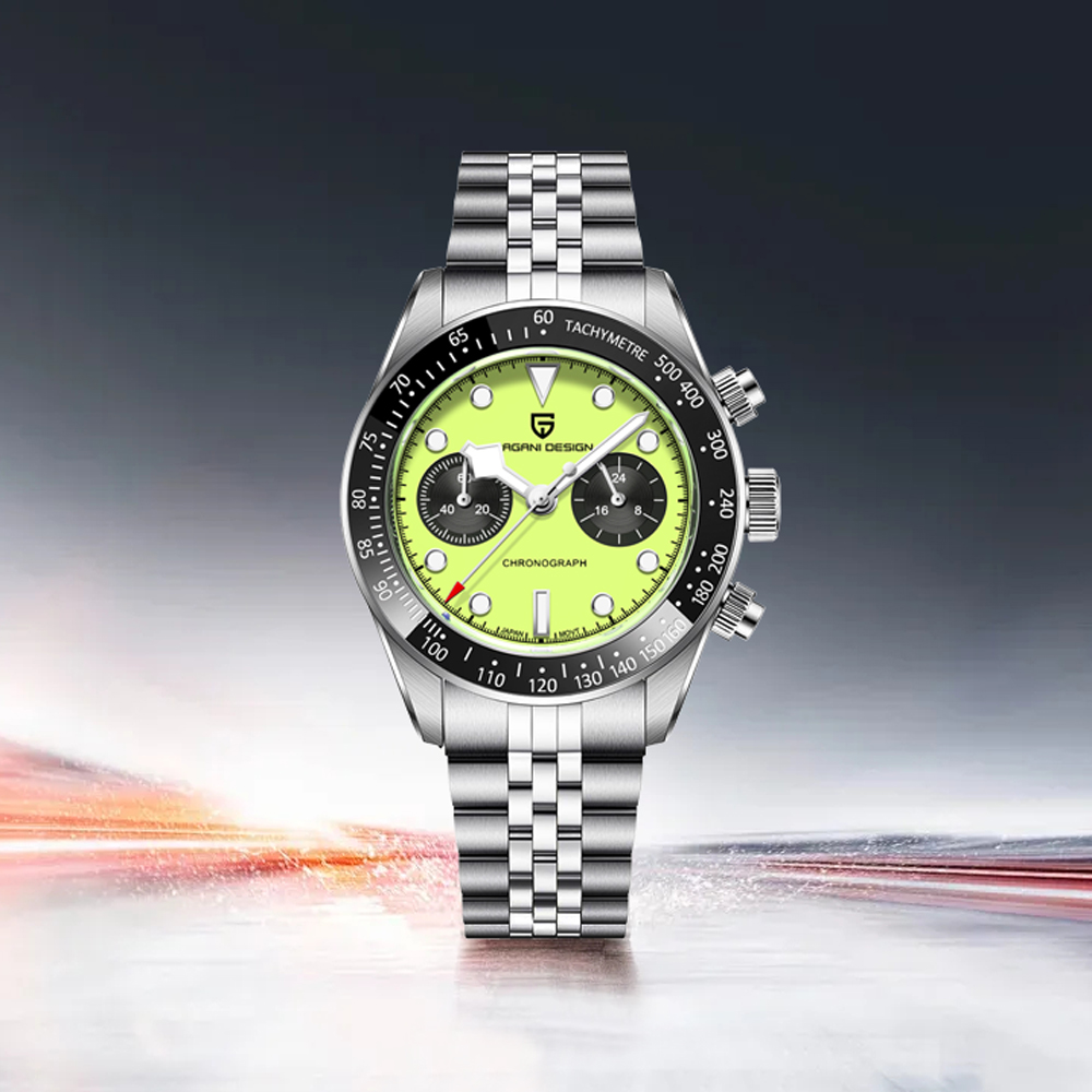 Jam Tangan Pria PAGANI DESIGN  - Luxury Watch Green Dial ulasan dan harga