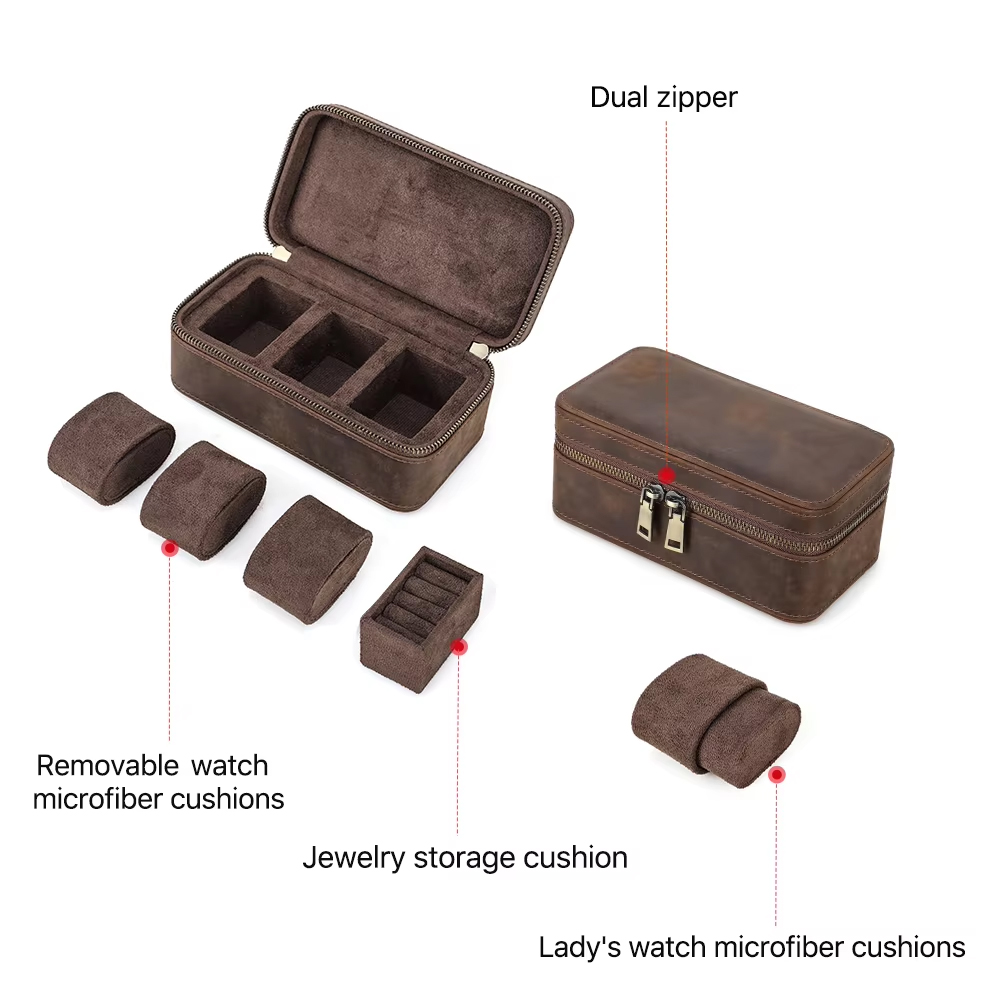 Kotak Penyimpanan Perhiasan Ku - Luxury Watch Travel Case ulasan dan harga