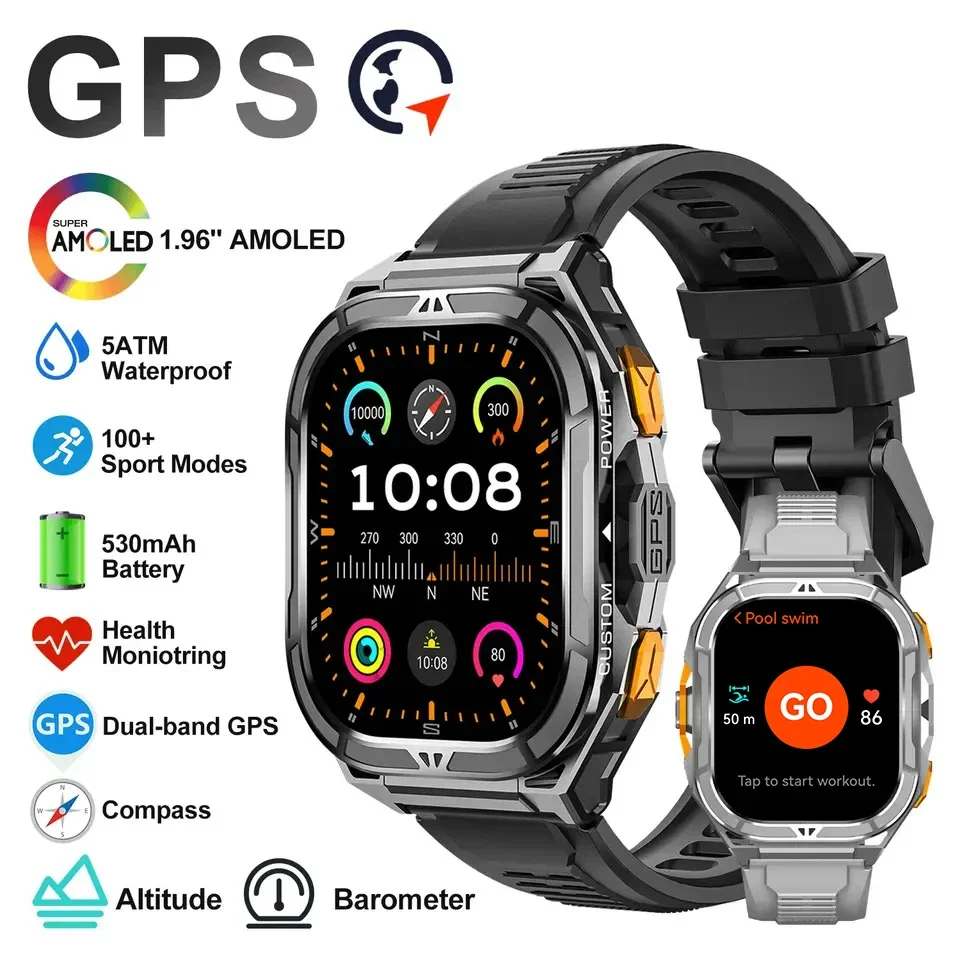 Jam Tangan Pintar AMOLED Mewah - Luxury Watch Arabic ulasan dan harga